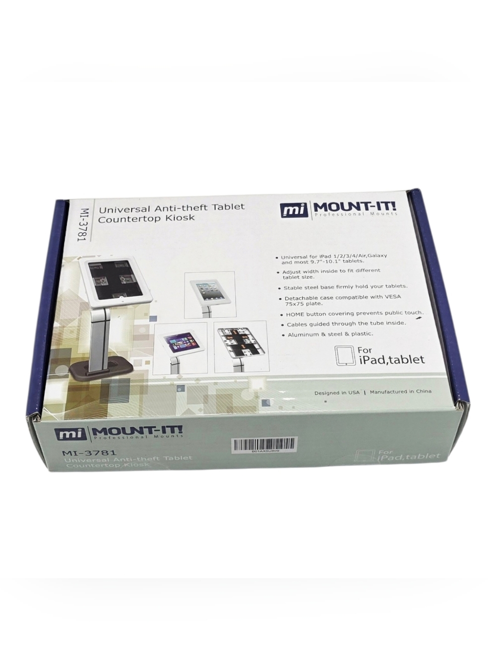 ​Mount-It! MI-3781 Universal Anti-Theft Tablet Kiosk Stand for iPad & Samsung